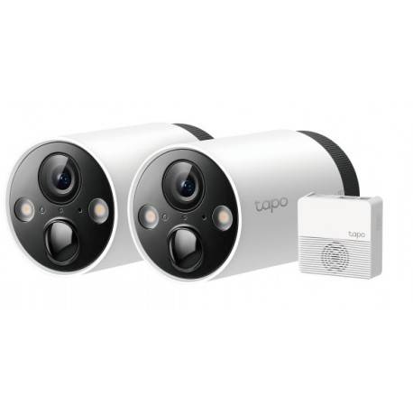 TP-Link Tapo C420S2 Wi-Fi sikkerheds- og overvågningskamera 2K QHD, Udendørs - 2 PACK