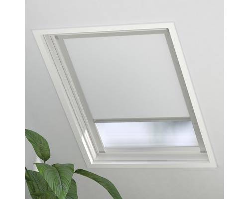 Mörkläggningsgardin SOLUNA Sky2 vit 117,3x121,5 UK08