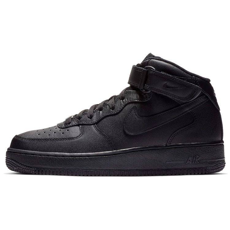 Nike Air Force 1 Mid 07 Triple Black Herr Sneakers CW2289-001 cm