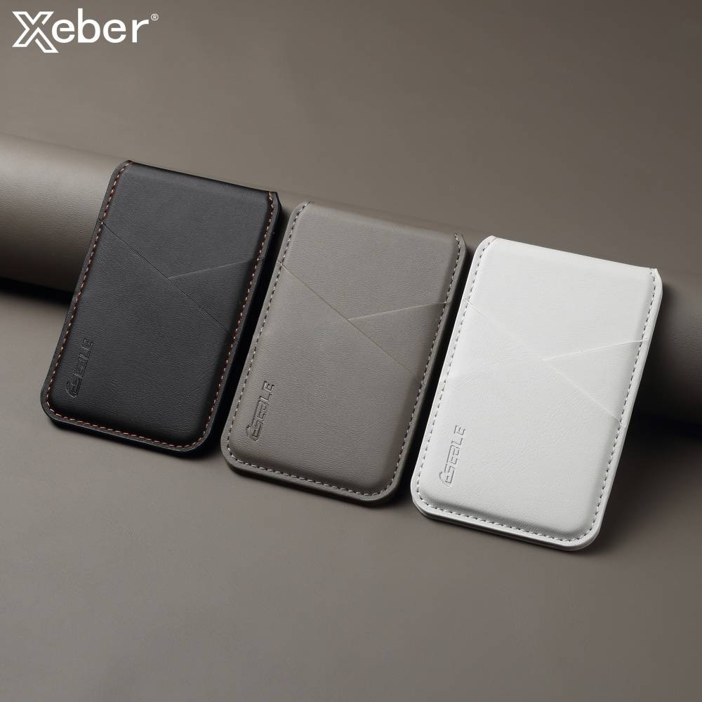 Luxury Leather For Magsafe Magnetic Wallet Slot Card Holder Phone Stand For iPhone 17 Pro Max 16 15 14 Bank ID Card Bag Cover