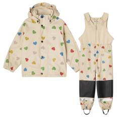 Kuling Ottawa Foret Regnsæt Rainbow Hearts 110/116 cm  Hvid  110/116 cm  Unisex