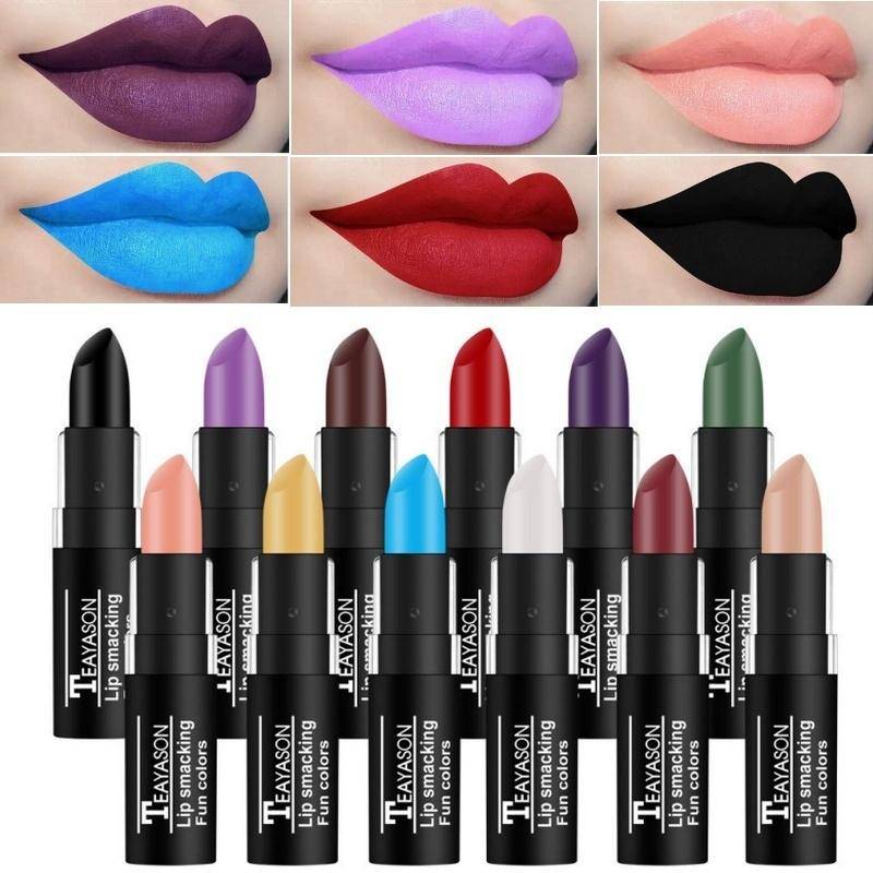 Vattenfast sammetsmatt Långvarig Pigmenterad Nakenläppstift Lyx Party Läppar Makeup Kosmetika
