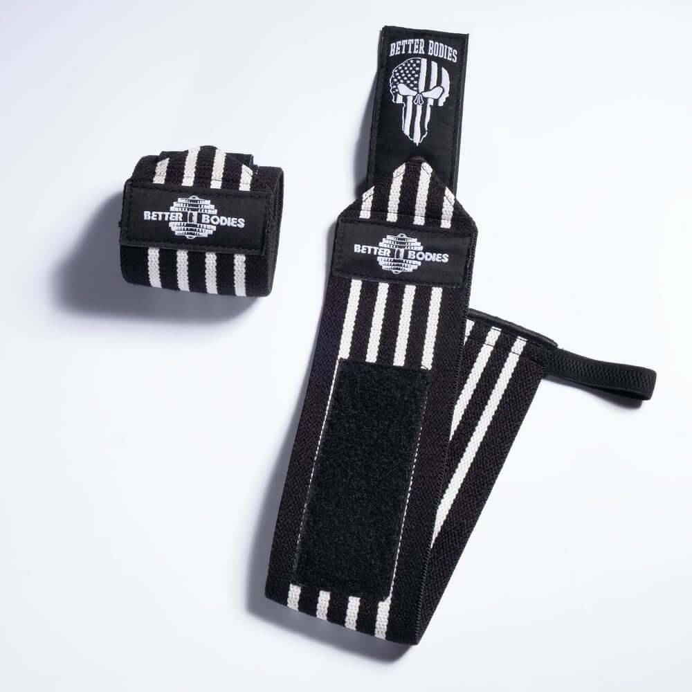 Better Bodies Wrist Wraps 18" - Black/White - Handledsremmar