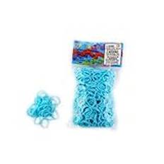 Rainbow Loom gummiband, turkos