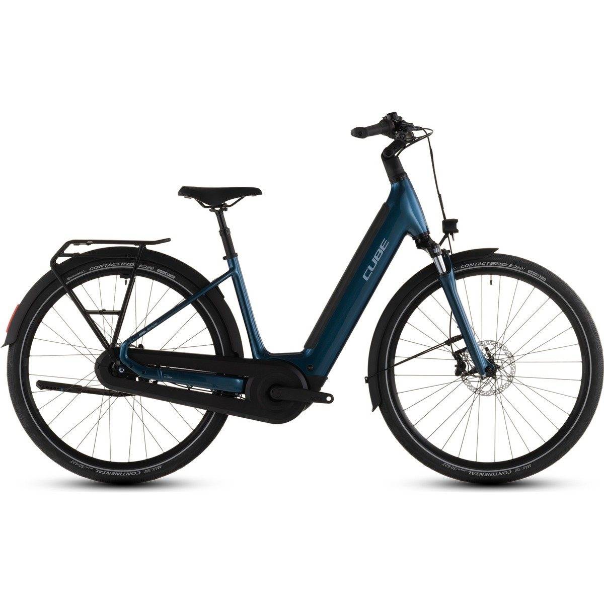 Hybridcykel el Cube Supreme RT Hybrid Comfort EX 600 Low Nautica/Prism (58)