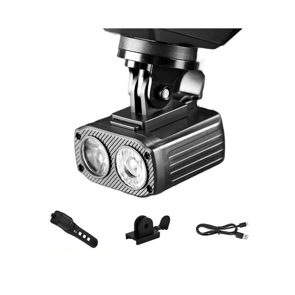 Bicycle Front Lamp Low Bike Handlebar Flashlight LED Cycling Lantern USB Rechargeable Easy to Install