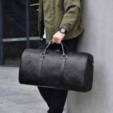 1pc Minimalist Crocodile Leather Texture Travel Bag, Can Be Carried By Hand Or Crossbody, Suitable For Business Travel, Travel, Back To School, Moving - Multicolor - 1pc Black,1pc Dark Brown,1pc Light Brown