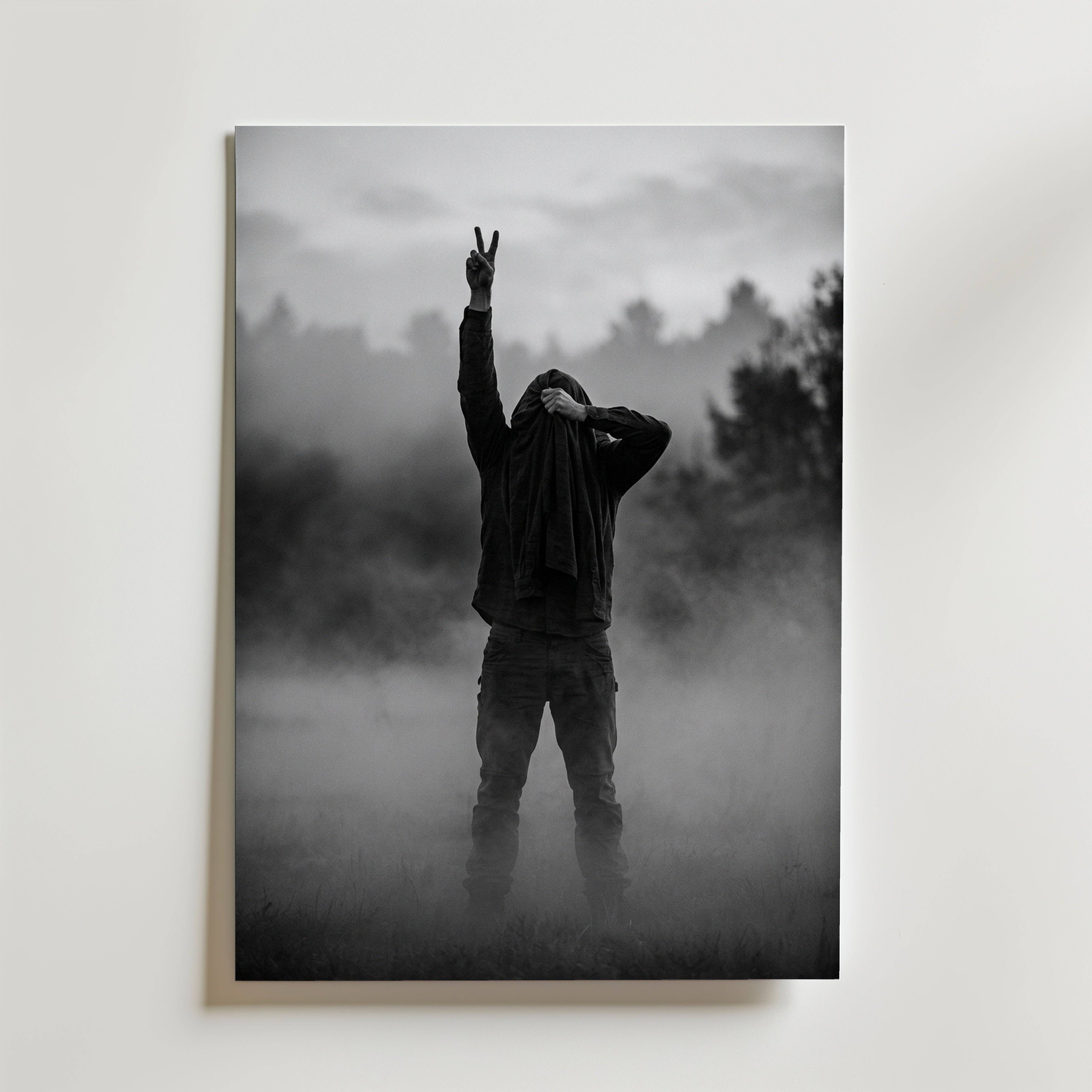 Fog Rebel Poster - Premium Canvas 21x30 cm