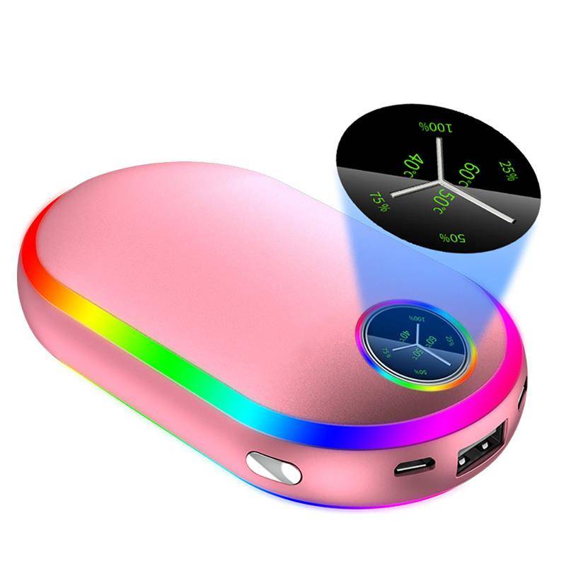 Handvärmare Powerbank 10000mAh - Rosa guld
