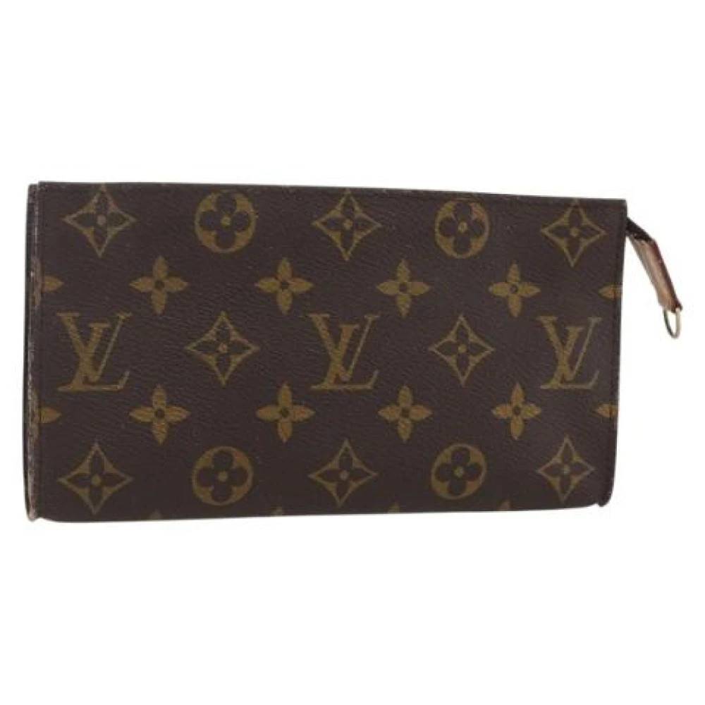 Louis Vuitton Vintage Pre-owned Canvas Clutch - Vintage - Dame - Brun - ONE SIZE -