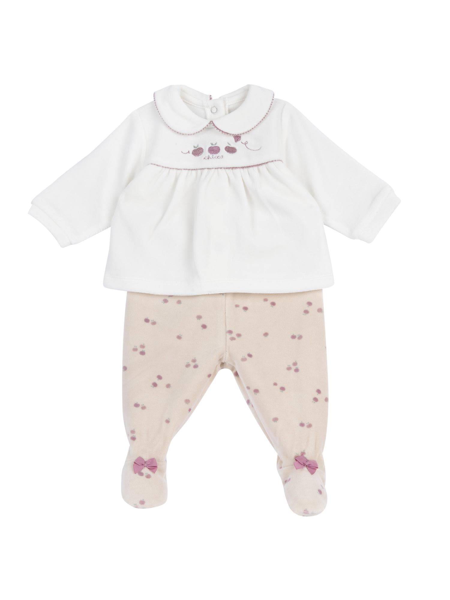 Chicco Set beige / mauve / vit