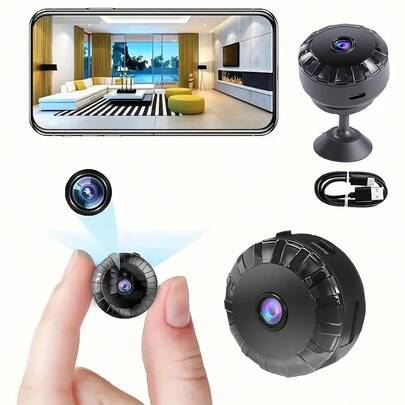 1 st 1080P spion mini trådlös wifi dold kamera, full HD, dold kamera och rörelsedetektering, säkerhetskamera för hem/kontor - Multifärgad (1 set + 32G minneskort,1 set utan minneskort,1 set + 16G minneskort)