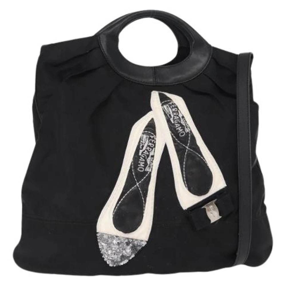 Salvatore Ferragamo Pre-owned - Pre-owned Nylon Tote Vintage - Dam - ONE Size - Nylon
