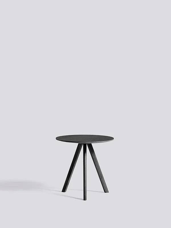 Copenhague CPH20 Sofabord, Ø50 cm fra Hay Sortbejdset eg / Sortbejdset eg - Jacobsen Plus