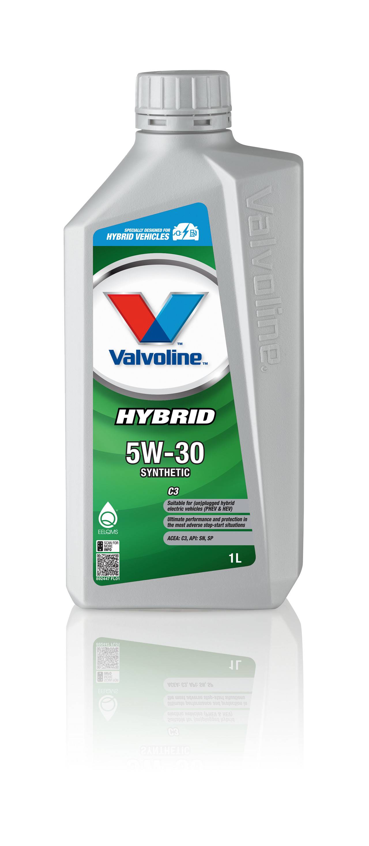 Motorolie hybrid - Valvoline Hybrid 5W-30 Synthetic C3 - 1 & 5 liter 1 ltr