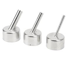 3PCS Heat Gun Nozzle Stainless Steel Rustproof High Temperature Resistant Hot Air Gun Tip for