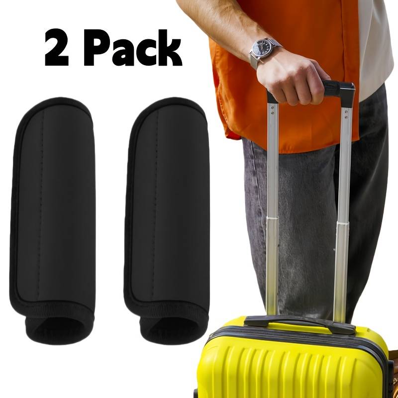 2pack Luggage Handle Wrap For Suitcase Travel Essential Soft Luggage Identifiers For Suitcases Neoprene Material Comfortable Suitcase Handle Wraps For Suitcase For Traveling