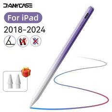 DANYCASE Stylus Pen kompatibel med Apple IPad Palm Rejection Power Display för IPad Pencil Tillbehör 2022 2021 2020 2019 2018 Pro Air Stylus - Blåröd