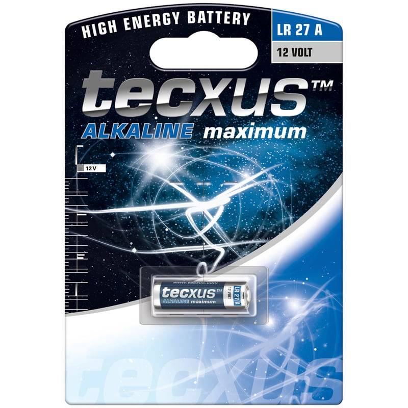 Tecxus alkaline L27 A batteri - 1 st.