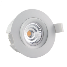 Adél downlight LED Ra99 9W Soft dæmp 2000 - 3000K 540Lm Lamper 4U - Hvid