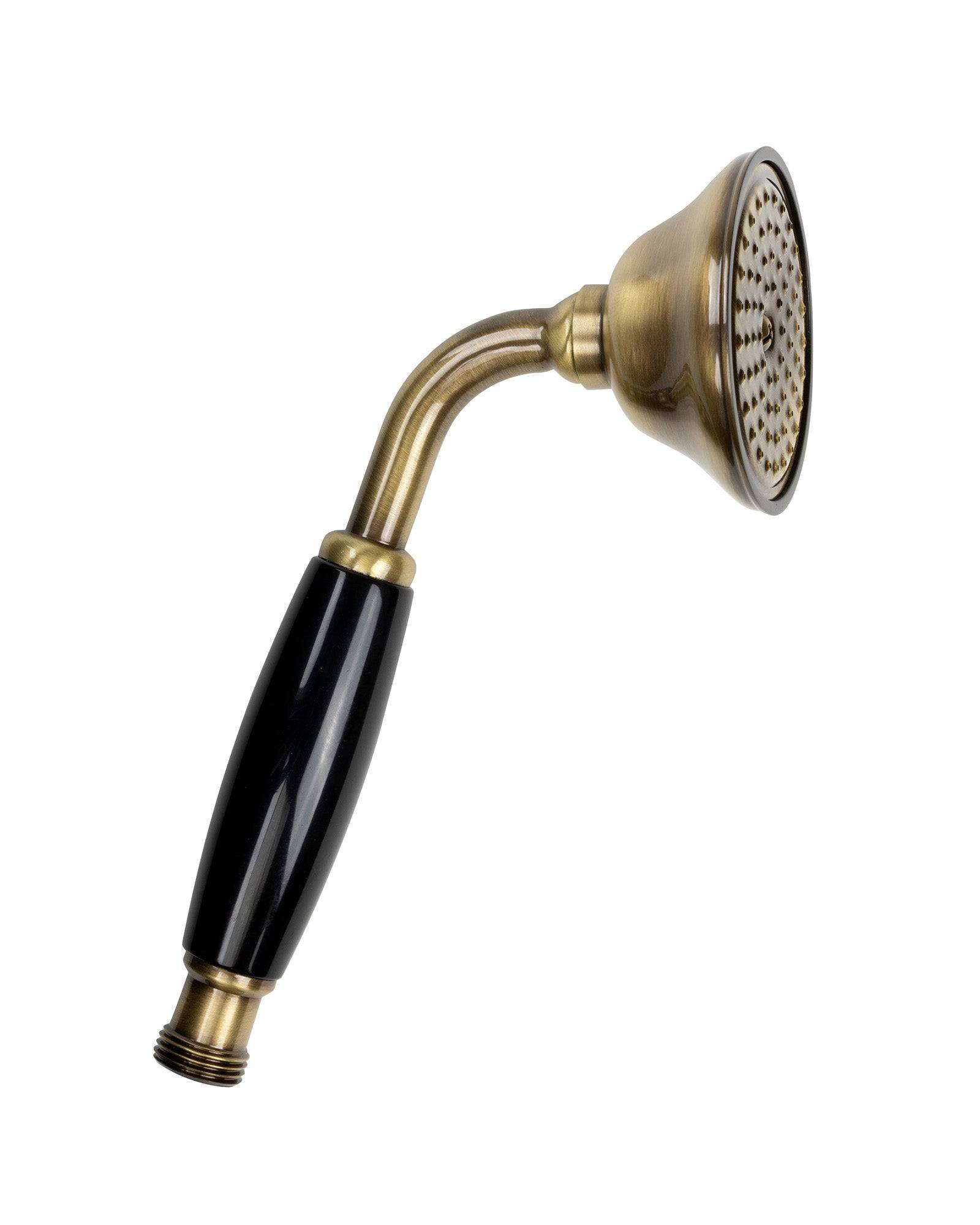 Duschhandtag - Handdusch Kensington svart/brons stor