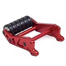 IWBR 1st Justerbar Wheelie Bar Anti Roll Wheel Delar for 1/8 Losi LMT 4WD Solid Axle RC Monster Truck RTR Grave Digger (Color : Red)