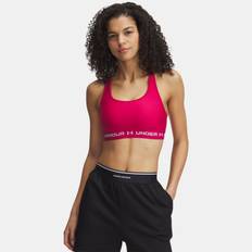 Armour® Mid Crossback Women's Sports Bra Shaded Fuchsia / White XXL