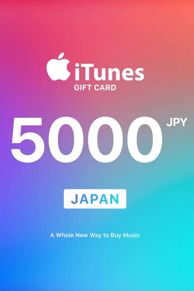Apple iTunes ¥5000 JPY Gift Card (JP) - Digital Code