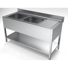 Bord med vask - 160x 70x 85 cm