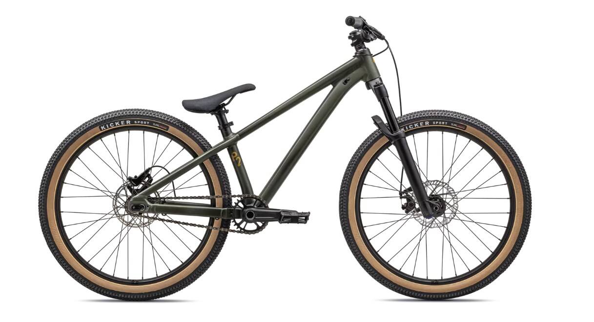 Specialized Cykel, P2 24", SATIN DARK MOSS OVERSPRAY / OAK GREEN / HARVEST GOLD