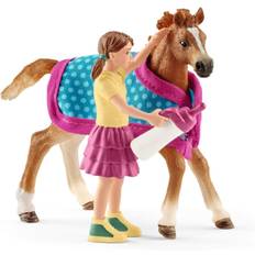 Schleich Föl Med Täcke