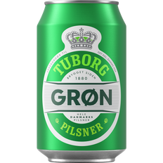 Grøn Tuborg Pilsner 4,6% 24 × 33 cl