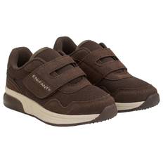 En Fant Chocolate Brown Sneakers Velcro m. Lys - Str. 28