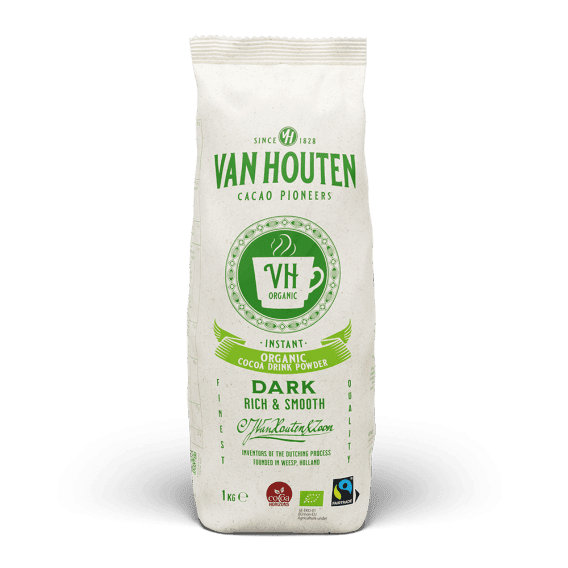 Van Houten VH Kakao – Økologisk 1 kg (til fuldautomatiske erhvervsmaskiner)