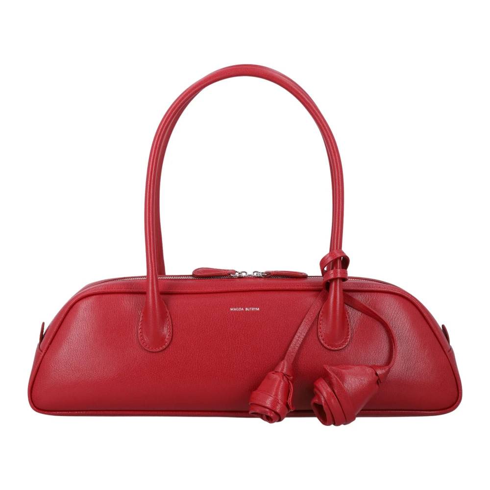 Magda Butrym Brigitte Trapeze Taske - Tasker - Dame - Rød - ONE SIZE - Læder