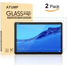 2 pack verre trempé pour huawei mediapad m5 lite 10.1, film protection en verre trempé écran protecteur