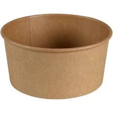 Salatskål 6,9cm Ø14,5cm 730 ml pap/PE 25 oz brun