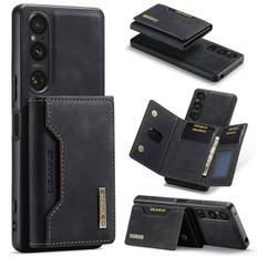 DG.MING Magnetic Card Slot Case Sony Xperia 1 V Black