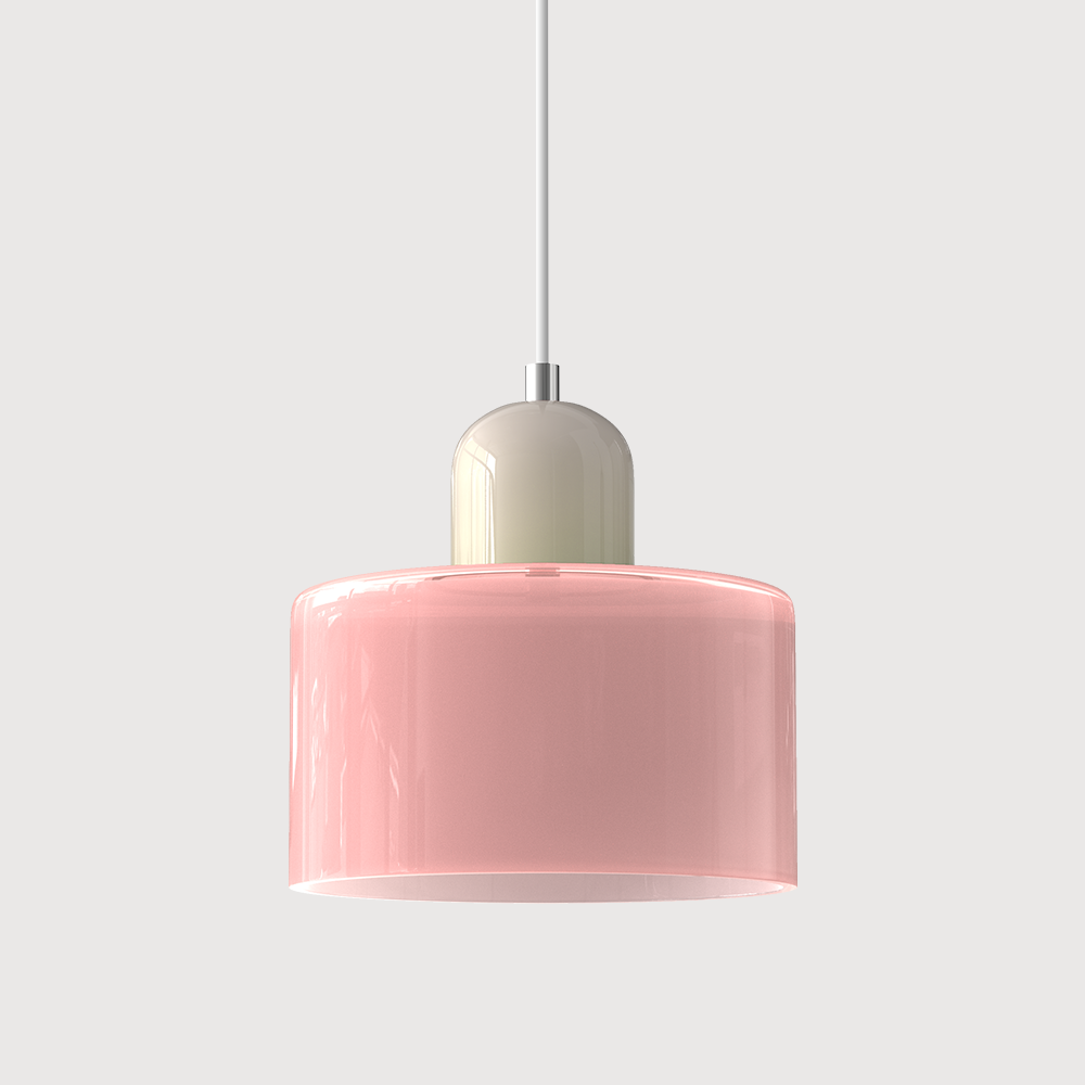 Bauhaus Kreativ Glas Hänglampa - Kreativt Glas för en Elegant Inredning - Rosa / Beige