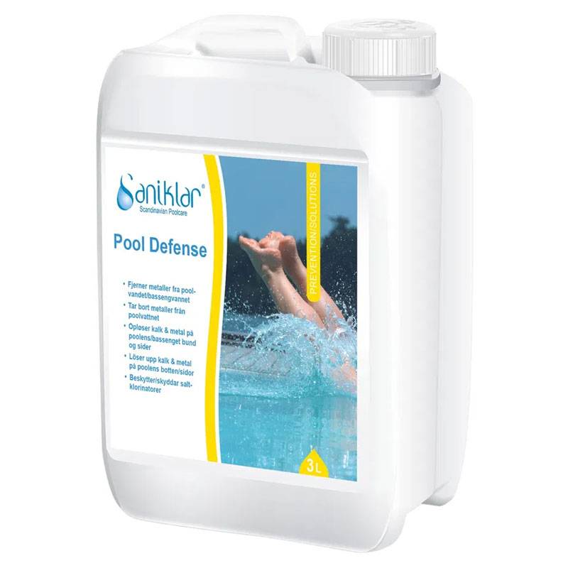 Saniklar Pool Defence, 3 liter mod Kalk og Jern