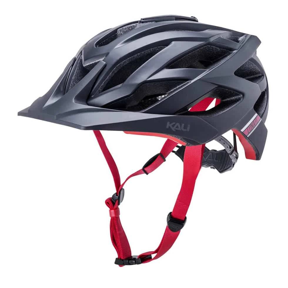 Hjelm Kali Lunati Mat Sort/Rød 54-58cm S/M.