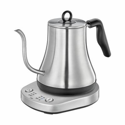 Cilio Pour-over vandkedel "Lucca" - 0,8 liter - Rustfrit stål - Sølvfarvet