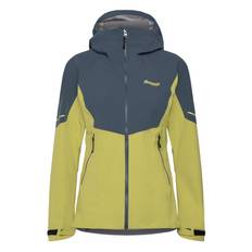 Bergans Senja Hybrid Softshell W Jacket Green Oasis/Orion Blue Xs Grön
