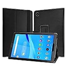 JRTAL Fodral för Lenovo Tab M8 4th Gen, PU Läder Slim Flip Case Skyddande Fällbart Skydd För Lenovo Tab M8 (4th Gen) TB300FU 8" Tablet(Fungerar Inte För Lenovo Tab M8)- Svart