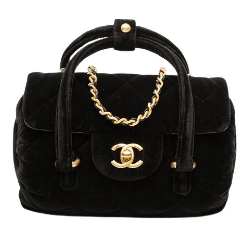 Chanel Vintage Pre-owned Satchel - Vintage - Dame - Sort - ONE SIZE - Uld