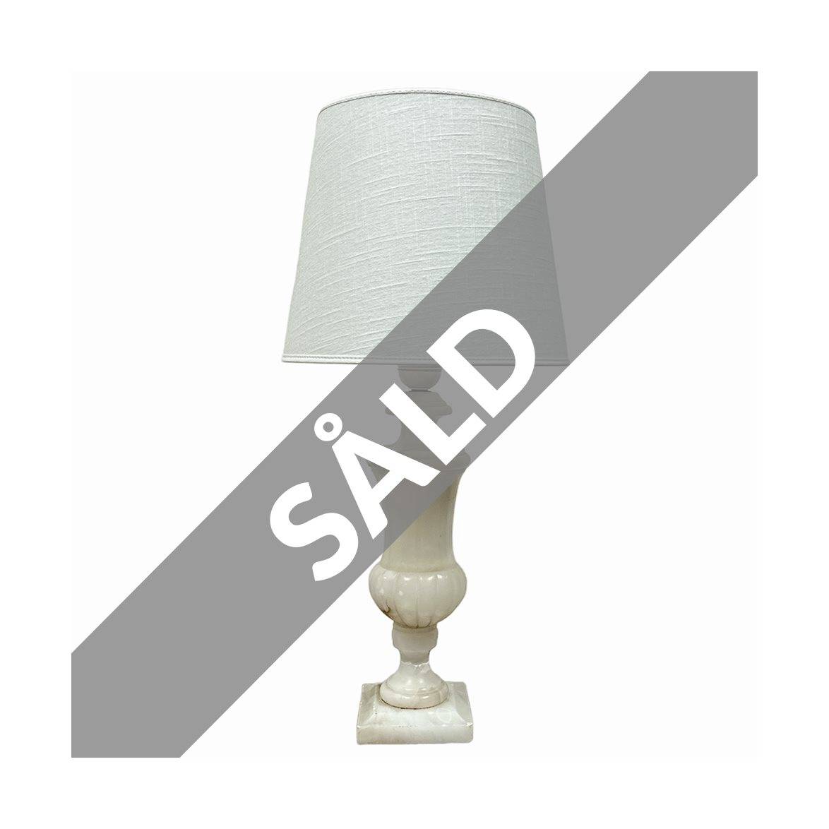 Vintage by Bright 1-2-3 Vintage Lampfot 2, marmor