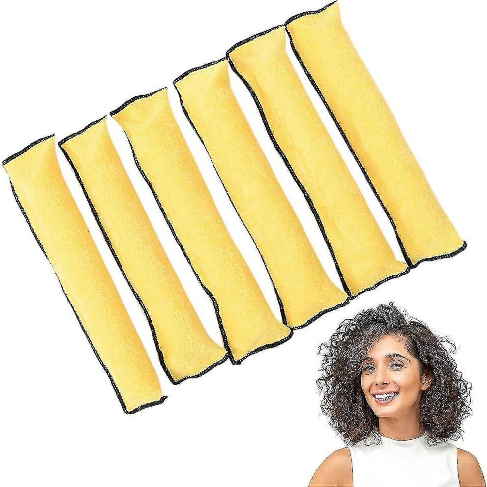 Soft Sleep Hair Rollers, No Heat Sleep In Hair Curlers for Thick Hair - Night Time Stain Hair Rollers for Short And Medium Hair Youding - Pjun
