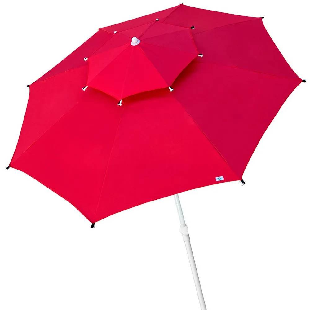 Aktive Oktagonal Parasol Metalstang Med Dobbelt Tag Og Uv30 Beskyttelse 280 Cm Refurbished