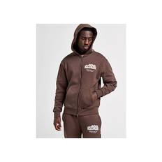 Hoodrich Radar Full Zip Hoodie, Brown - S