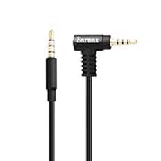 Earmax 4,4 mm 2,5 mm till 3,5 mm OCC uppgradering balanserad kabel 1,2 m kompatibel med Beats Monster Philips Solo 2 3 DEVA PRO-headset